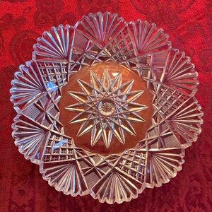 Vintage - EAPG Rim Starburst Dish